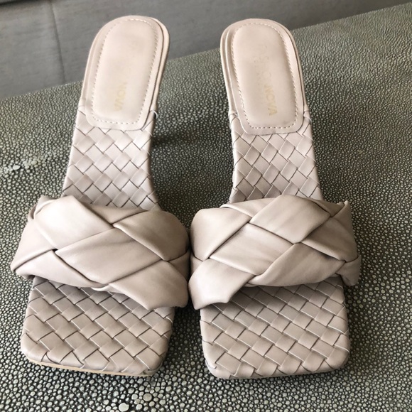 Square toe sandal heels - Picture 2 of 2